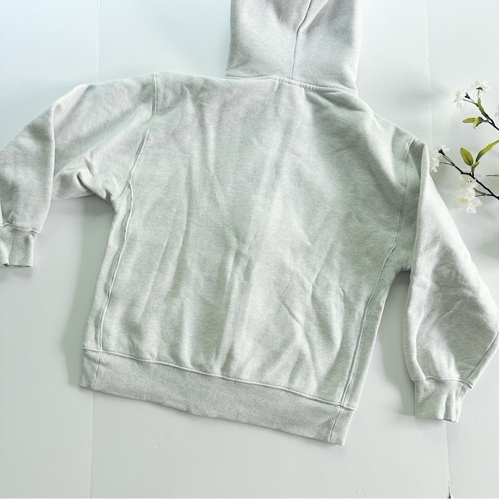 Aritzia TNA Sweatfleece Cozy Fleece Boyfriend Fit Top Zip Up Sweatshirt - Picture 11 of 12